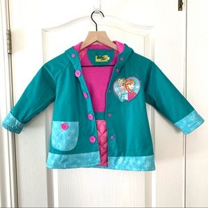 Western Chief Frozen toddler girls hooded rain coat